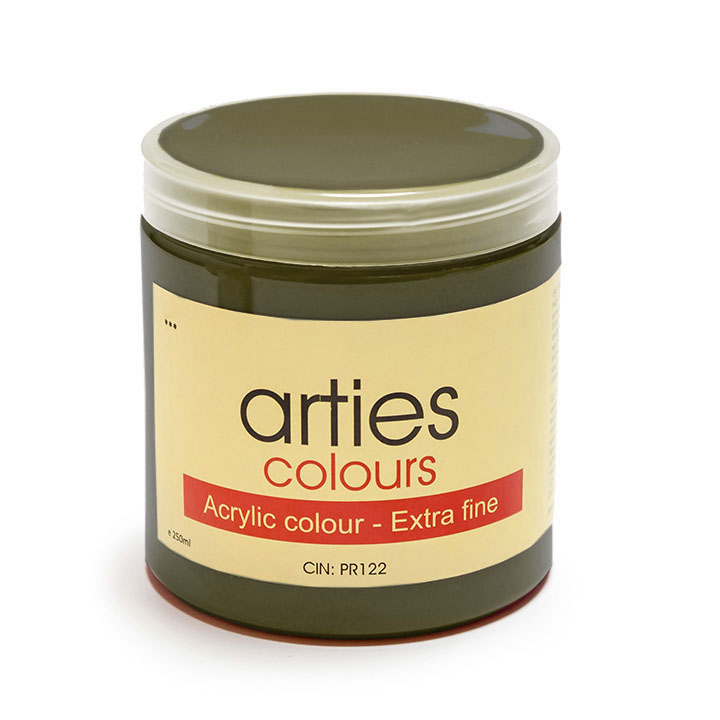Culori acrilice Arties Colours 250 ml - 45 nuanțe - Raw Umber
