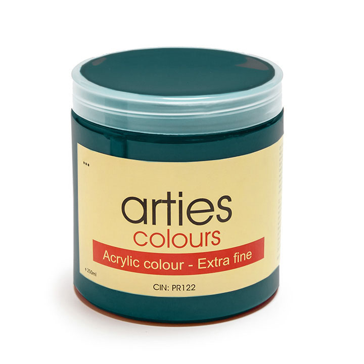 Culori acrilice Arties Colours 250 ml - 45 nuanțe - Phthalocyanine Turquiose