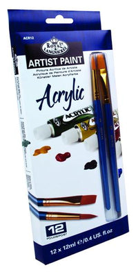 culori acrilice artist paint 12x12ml ro rlgacr12