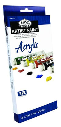 culori acrilice artist paint 12x21ml ro rlgacr21 12