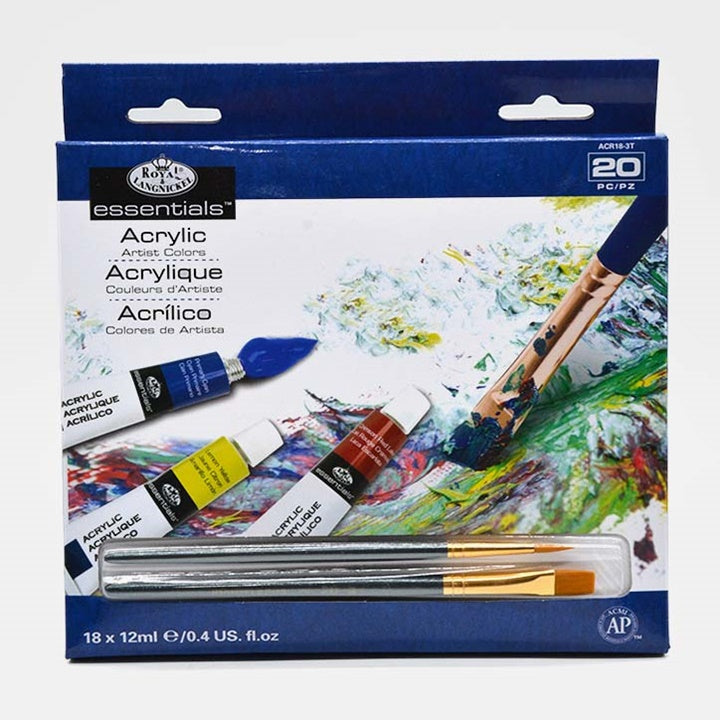 culori acrilice artist paint 18x12ml ro rlgacr18