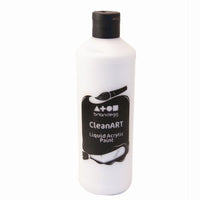 culori acrilice clean art 175 ml argint ro brca175
