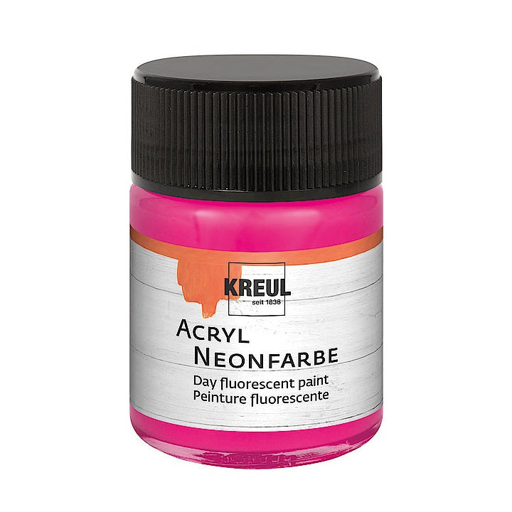 culori acrilice kreul fluorescent 50 ml ro krl775