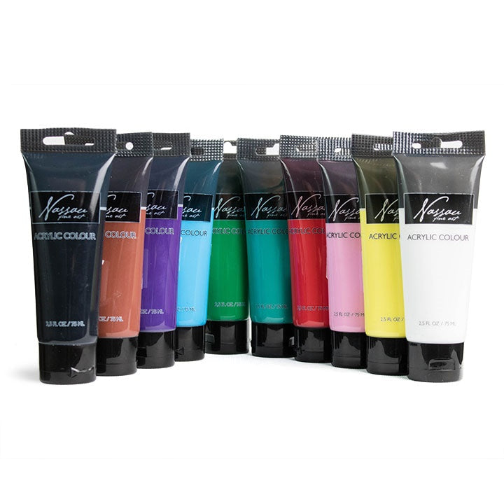 culori acrilice nassau fine art 75 ml ro rmsar0710 ge