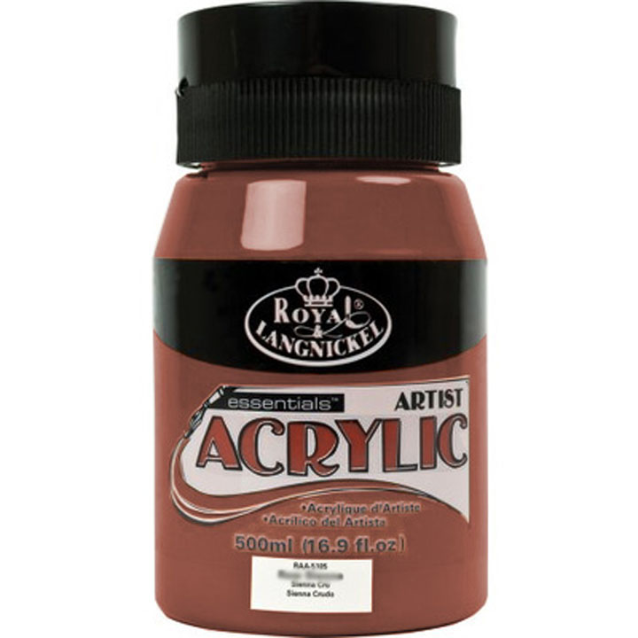 Culori acrilice  Royal Essentials 500 ml - Burnt Umber