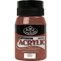 Culori acrilice  Royal Essentials 500 ml - Burnt Umber