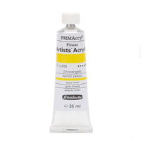 Culori acrilice Schmincke PRIMAcryl Professional 35 ml – 205 Galben Hansa lămâie