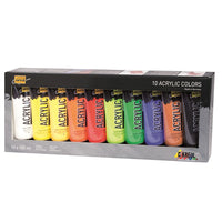 culori acrilice solo goya set 10 x 100 ml ro krl84170