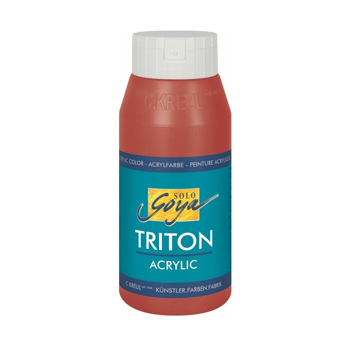 Culori acrilice Solo Goya Triton 750 ml - Roșu Oxid