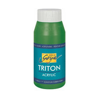 Culori acrilice Solo Goya Triton 750 ml - verde frunză