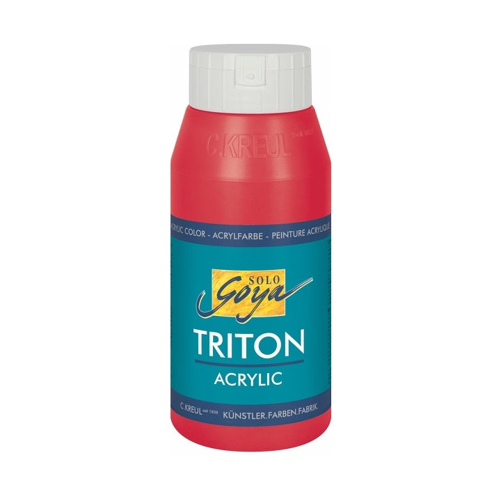 Culori acrilice Solo Goya Triton 750 ml - Roșu vin