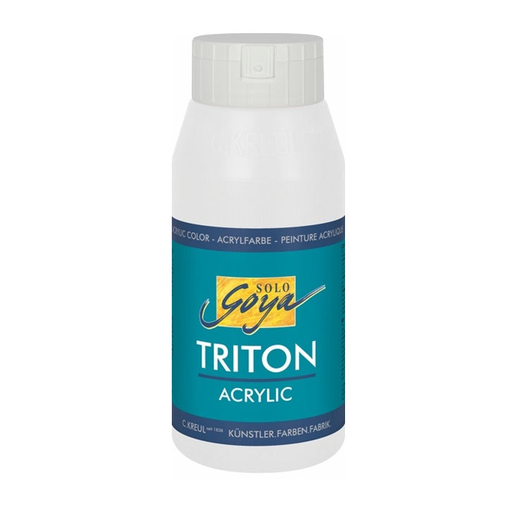 Culori acrilice Solo Goya Triton 750 ml - White
