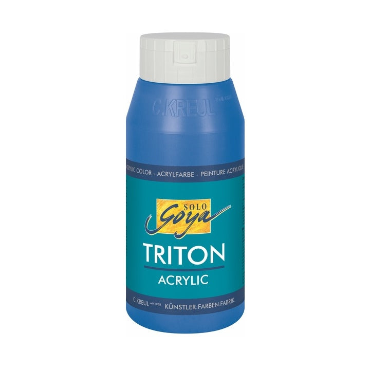 Culori acrilice Solo Goya Triton 750 ml - Albastru lapis
