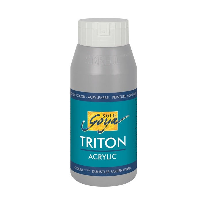Culori acrilice Solo Goya Triton 750 ml - Gri Neutru