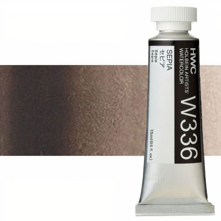 culori acuarela profesionale holbein artists 15 ml nuanțe de maro
