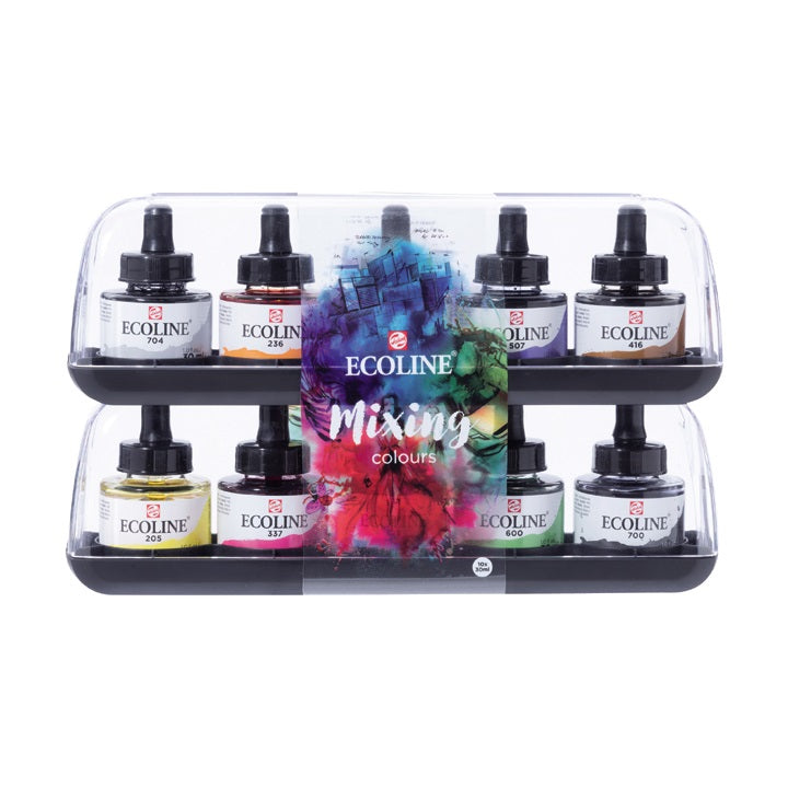 culori acuarele ecoline sada mixing colours 10 x 30 ml ro rtl11259902