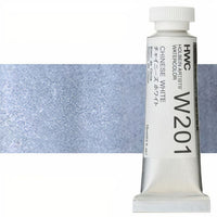 culori acuarele profesionale holbein artists 15 ml nuanțe de alb și negru