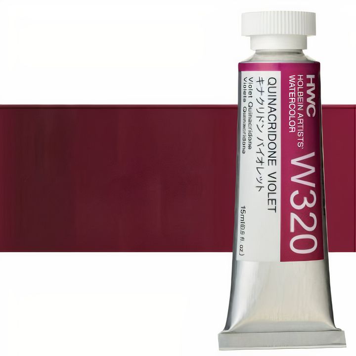 culori acuarele profesionale holbein artists 15 ml nuanțe de violet