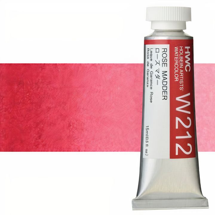 Culori acuarele profesionale Holbein Artists 15 ml | nuanțe de roșu