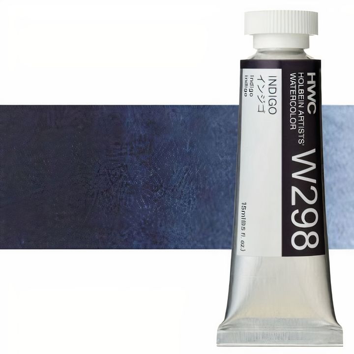 Culori acuarele profesionale Holbein Artists 15 ml | nuanțe de albastru