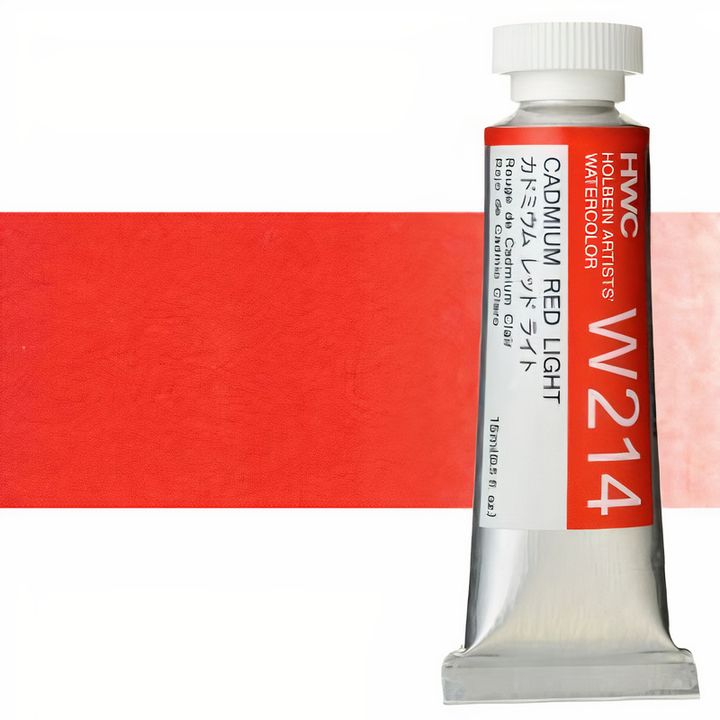 Culori acuarele profesionale Holbein Artists 15 ml | nuanțe de roșu