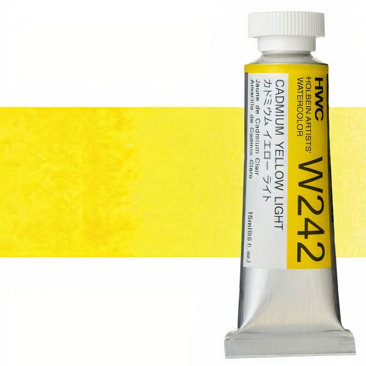 Culori acuarele profesionale Holbein Artists 15 ml | nuanțe de galben