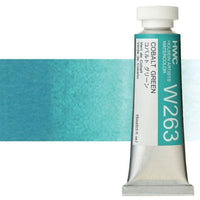 Culori acuarele profesionale Holbein Artists 15 ml | nuanțe de verde