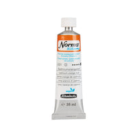 Culori de ulei Schmincke Norma Blue 35 ml – 301 Nuanță portocaliu de cadmiu