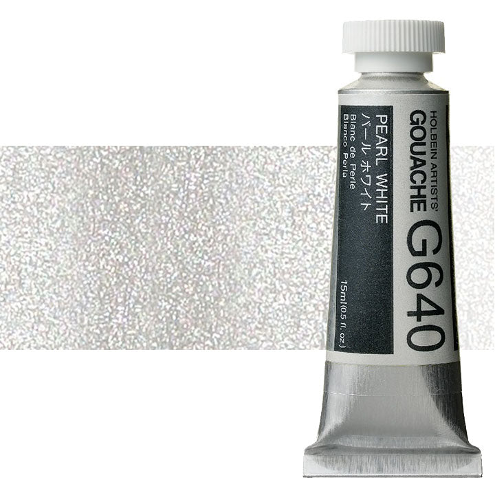 culori guașa profesionale holbein artists 15 ml nuanțe metalice