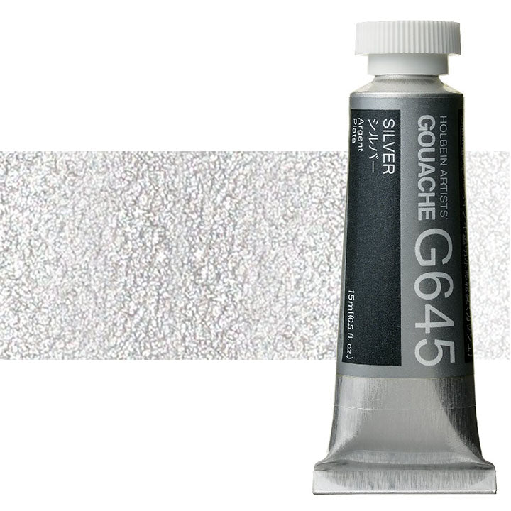 culori guașa profesionale holbein artists 15 ml nuanțe metalice