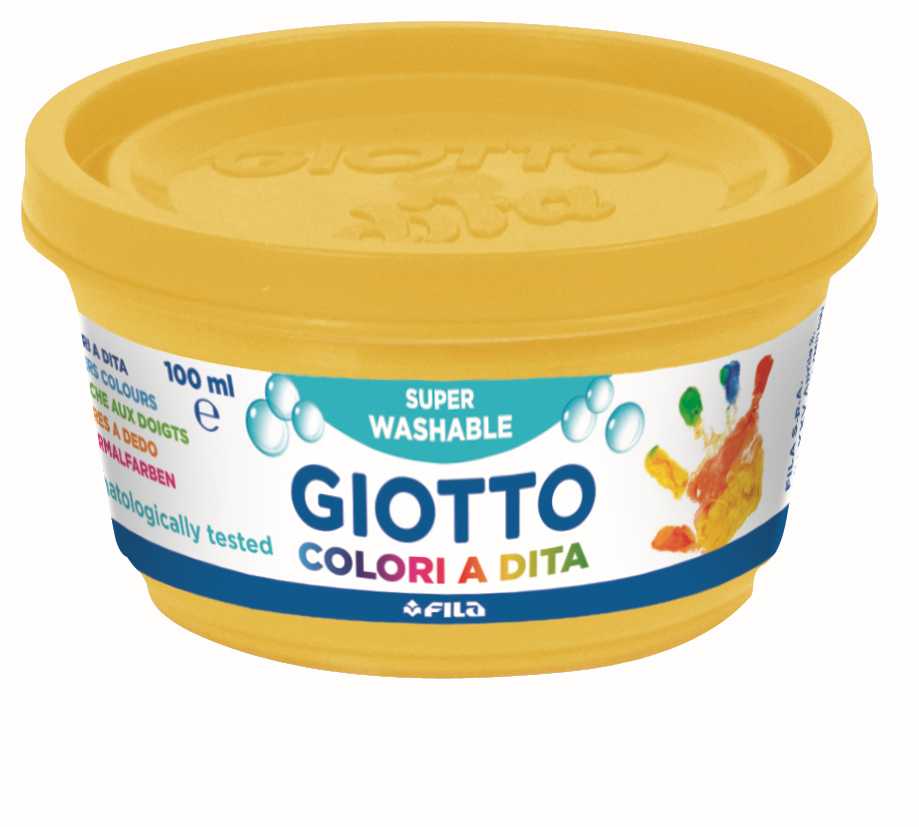 Culori pentru pictat cu degetele GIOTTO Be-Be 6 x 100 ml