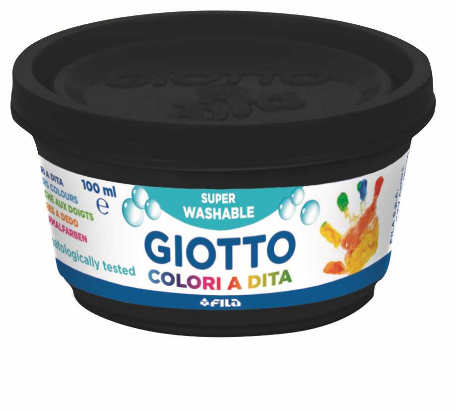 Culori pentru pictat cu degetele GIOTTO Be-Be 6 x 100 ml