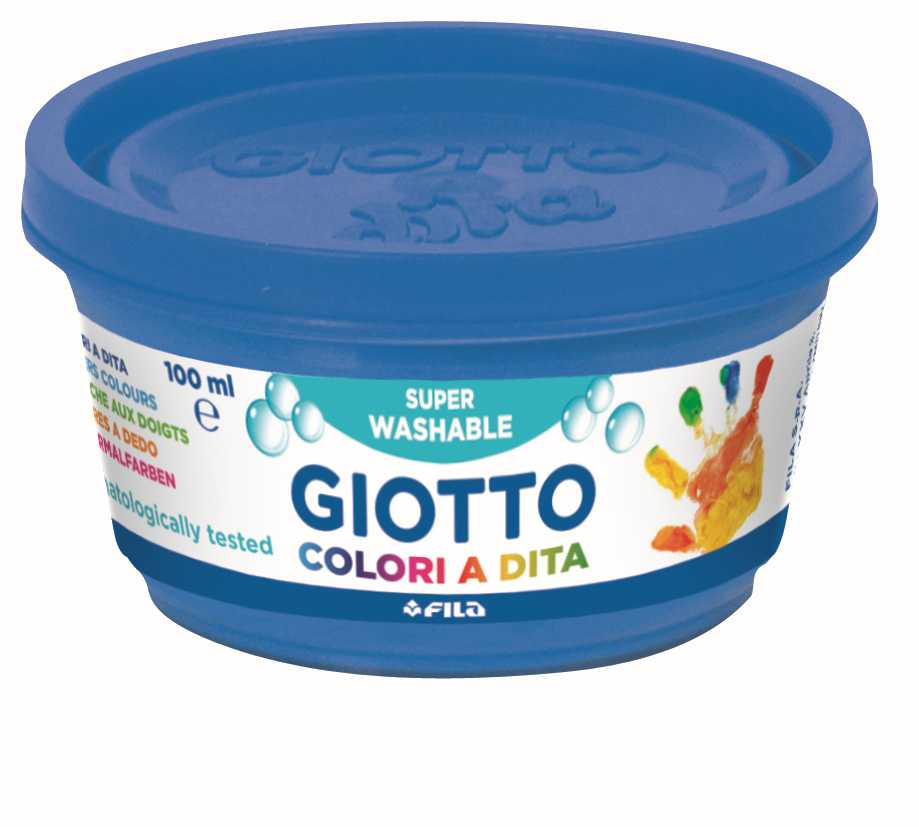 Culori pentru pictat cu degetele GIOTTO Be-Be 6 x 100 ml