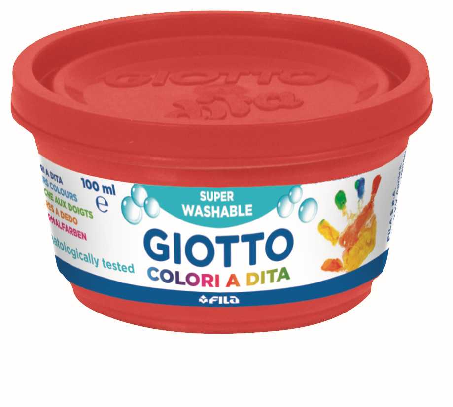 Culori pentru pictat cu degetele GIOTTO Be-Be 6 x 100 ml