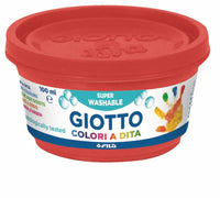 Culori pentru pictat cu degetele GIOTTO Be-Be 6 x 100 ml