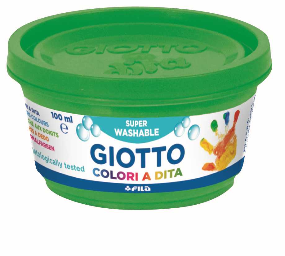 Culori pentru pictat cu degetele GIOTTO Be-Be 6 x 100 ml
