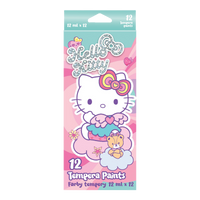 Culori tempera Colorino Hello Kitty în tub, 12 culori