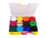 Culori tempera Jovi Premium 12 x 35 ml cu pensulă