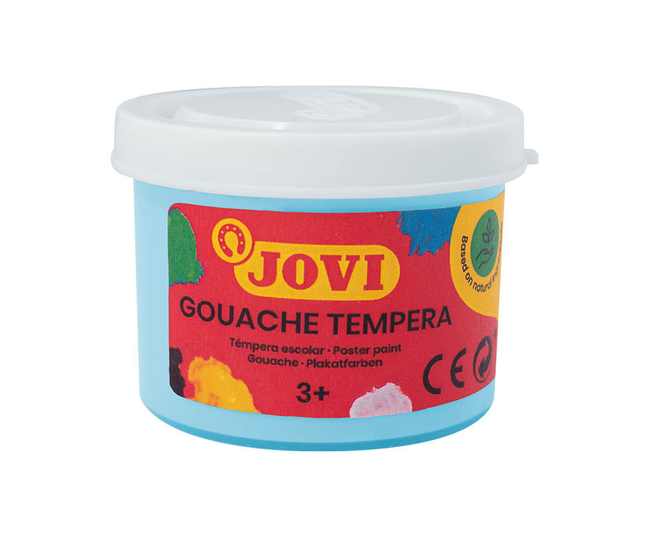 Culori tempera pastelate JOVI Premium 6 x 35 ml cu pensulă