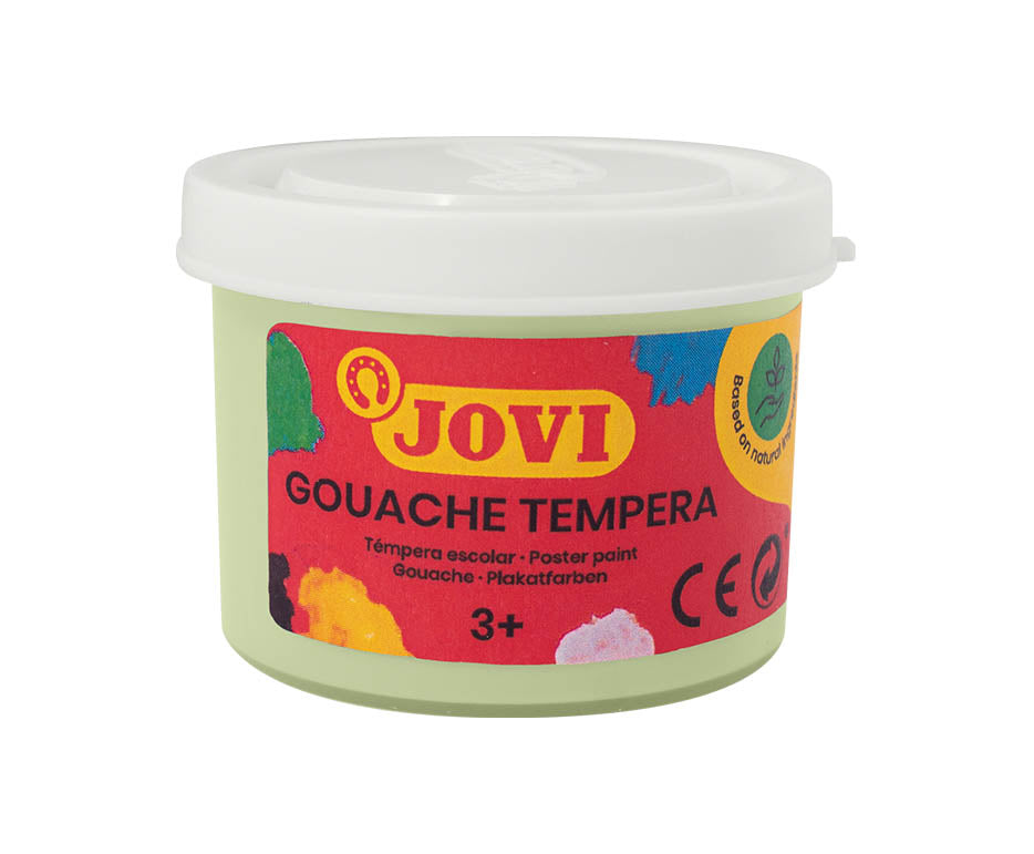 Culori tempera pastelate JOVI Premium 6 x 35 ml cu pensulă