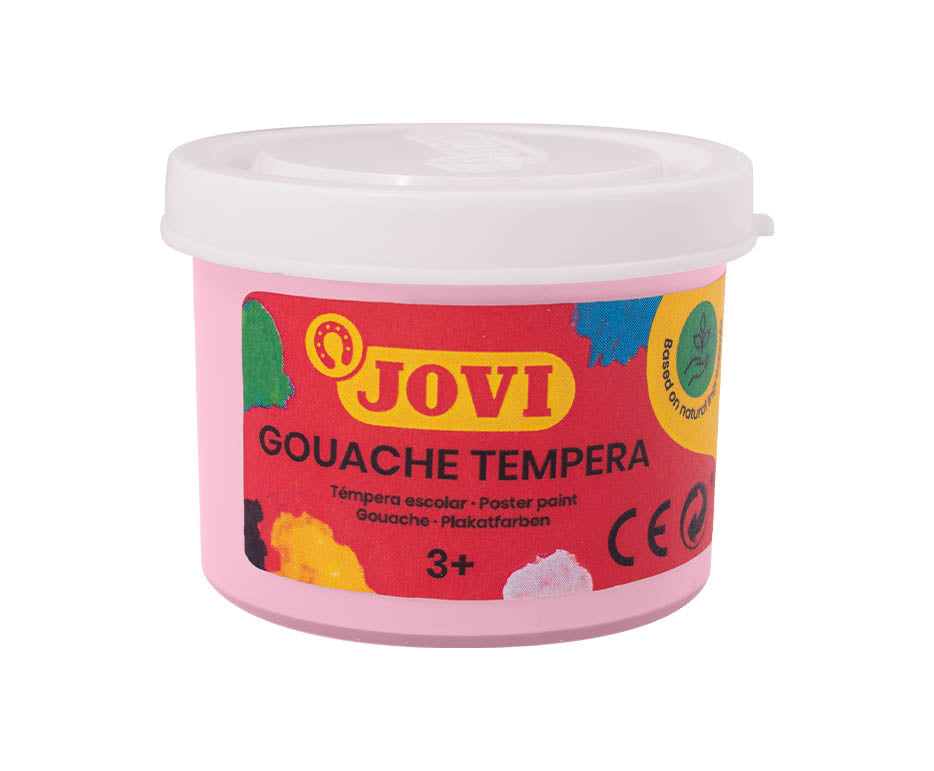 Culori tempera pastelate JOVI Premium 6 x 35 ml cu pensulă
