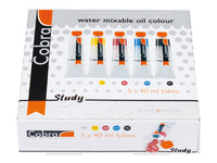 culori ulei solubile in apa cobra study set 5x40ml ro rtl25820505