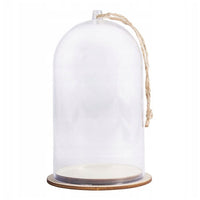 cupola din plastic cu baza din lemn rayher 13 cm ro dpc46122000