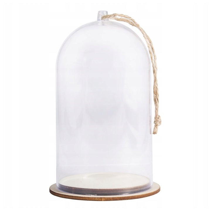cupola din plastic cu baza din lemn rayher 13 cm ro dpc46122000