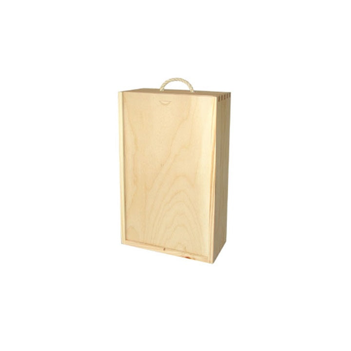 cutie din lemn pentru doua sticle de vin ro mxh265