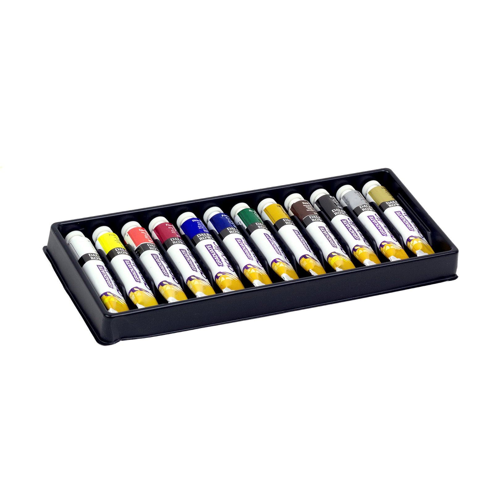 Set culori acrilice DALER ROWNEY Graduate 12 x 22 ml