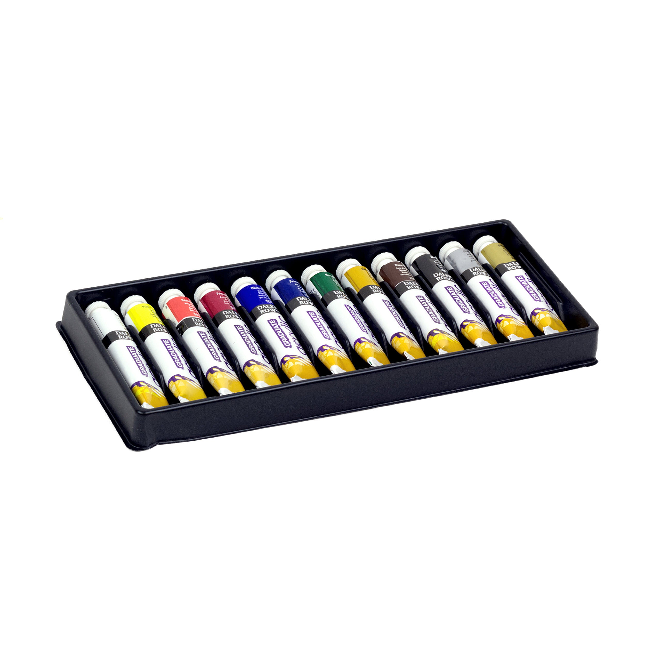 Set culori acrilice DALER ROWNEY Graduate 12 x 22 ml