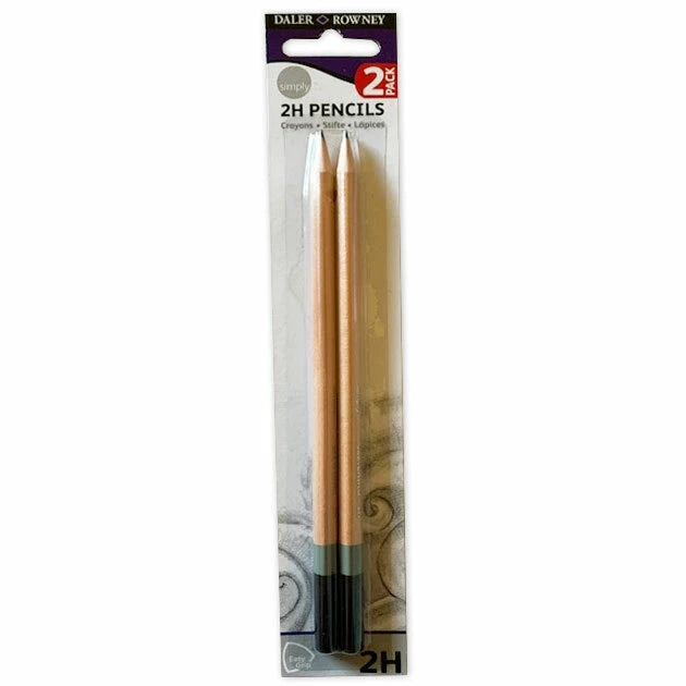 Creioane grafit DALER ROWNEY Simply 2H - 2 buc