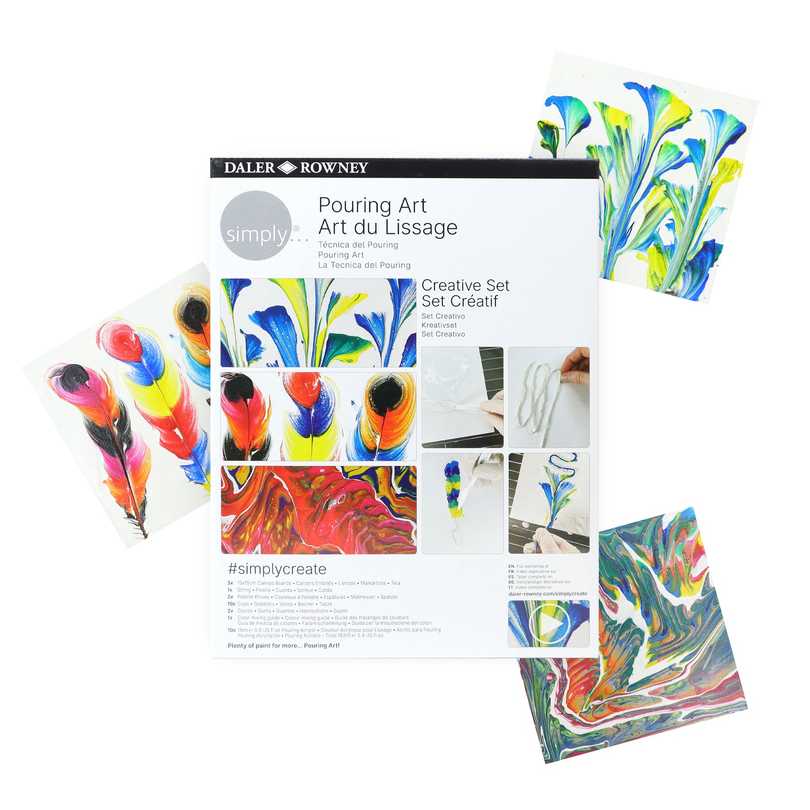 DALER ROWNEY D&R Simply set complet pentru pouring