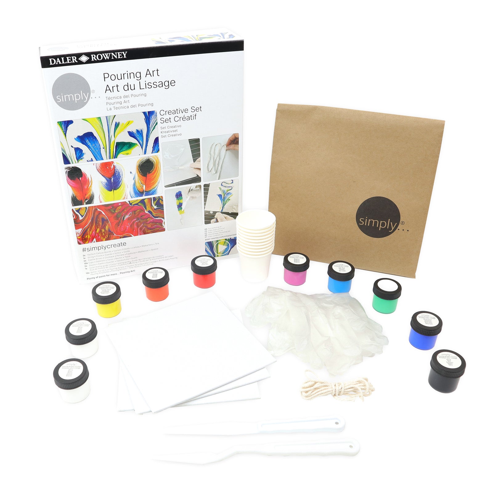 DALER ROWNEY D&R Simply set complet pentru pouring